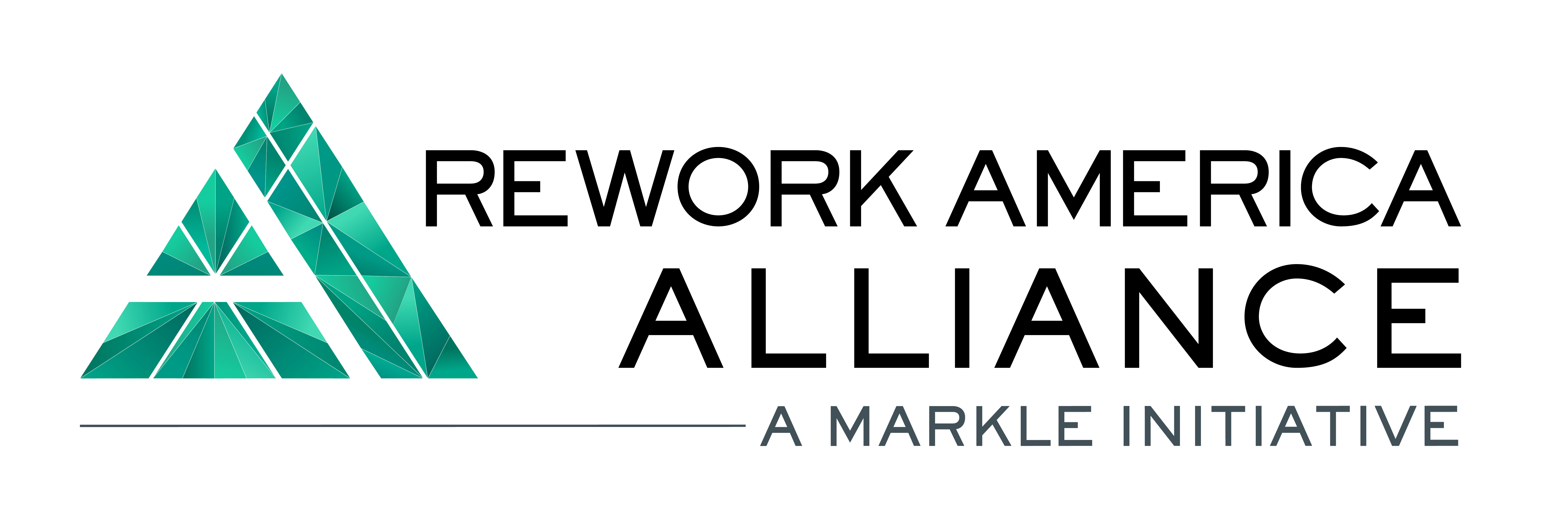 Rework America Alliance logo